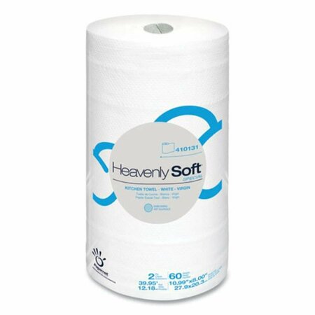 SOLID SHELVING 8 x 11 in. Heavenly Special, 2-Ply Soft Kitchen Paper Towel, White SO3753086